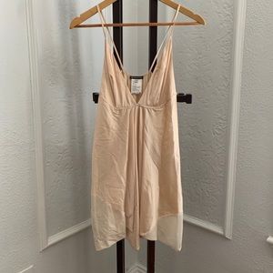 Ann Demeulemeester Silk Chemise/Slip